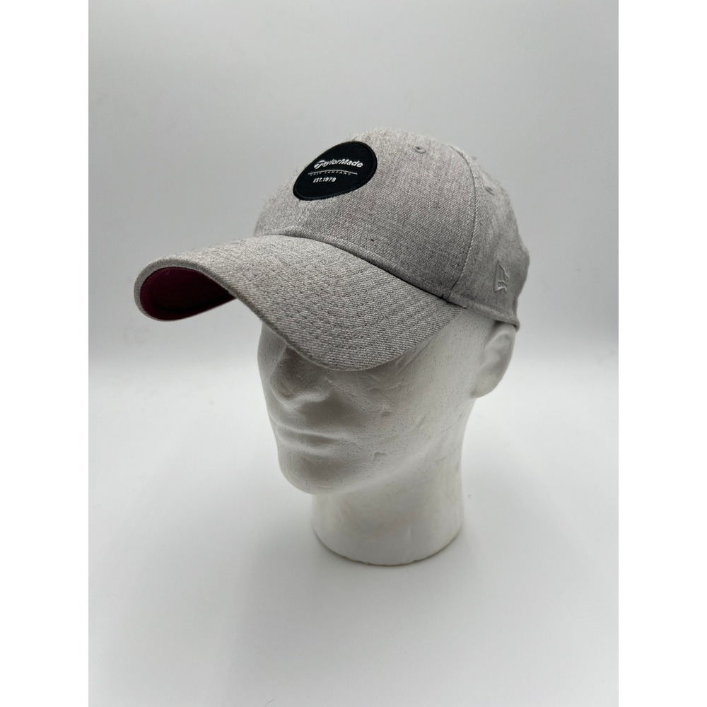 TaylorMade Golf New Era 39THIRTY Grey Heather Stretch Fit Hat Cap Est 1979